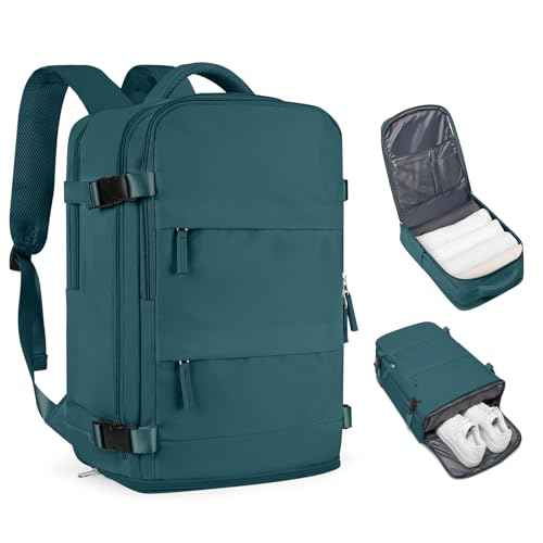 Travel Backpack For Women Men Airline Approved Carry On Backpack Flight Approved Waterproof Sports Luggage Backpack Casual Daypack Small Hiking Backpack