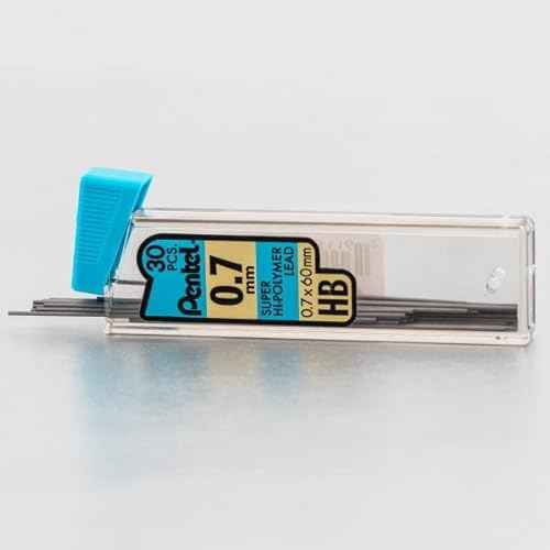 Pentel Super Hi-Polymer Mechanical Pencil Lead Refill - 0.5mm, 0.7mm, 0.9mm - 90 Lead refills (30 of Each Size)