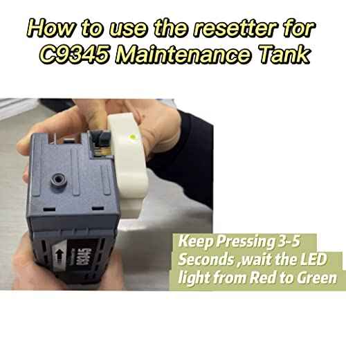 C9345 Maintenance Tank Chip Resetter for Printer ET-5800 16600 L15150 15160 WF7820 ST-C8000 L8168 L8188, white