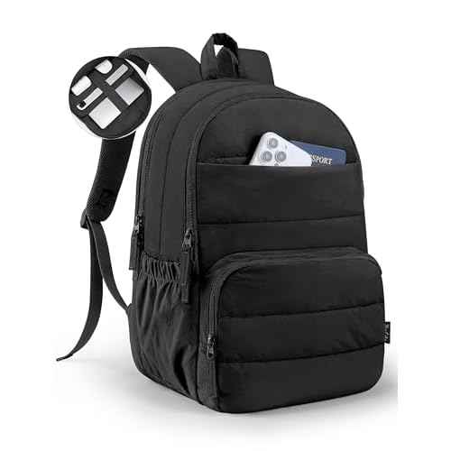 Travel Backpack for Women, 15.6 Inch College Laptop Backpack, Water Resistant Work Backpacks, Cute Quilted Bookbag