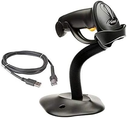Zebra LS2208 Barcode Scanner - Hands-Free Stand & USB Cable | Compatible with Square Terminal