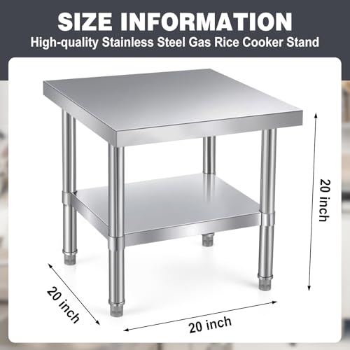 Tudomro Stainless Steel Gas Rice Cooker Stand 20 x 20 x 20 in