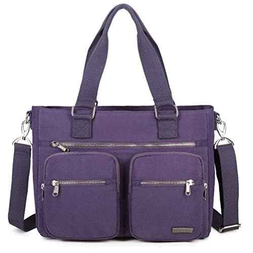 Water Repellent Nylon Shoulder Handbag - Laptop Tote Briefcase Clinical Bag