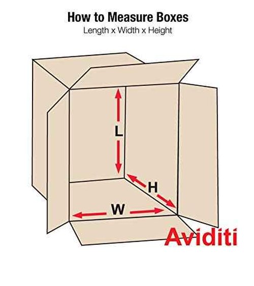 Aviditi 20 x 16 x 14 Corrugated Cardboard Boxes, Medium 20"L x 16"W x 14"H, Pack of 20 | Shipping, Packaging, Moving, Storage Box for Home or Business, Strong Wholesale Bulk Boxes