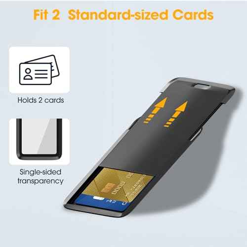 4 Pack Sliding Black ID Badge Holder, Heavy Duty Plastic ID Badge with Clear Window, Vertical Key Card Holder Protector Pouch for Office School ID Cards Proximity Key Cards Drivers Licenses & Passes