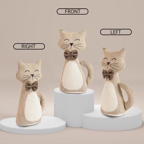 Marwood Cat Stuffed Door Stopper – Cute Fabric Door Holder for Home & Office