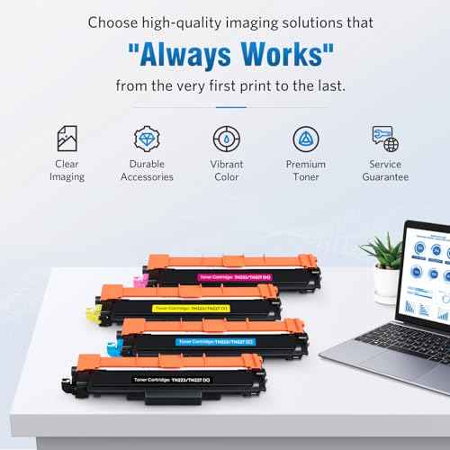 TN227 Toner Cartridge Replacement for Brother MFC L3710CW L3750CDW L3770CDW HL L3210CW L3230CDW L3270CDW L3290CDW 4 Color Packs