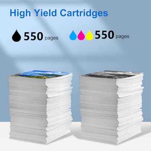 LC401XL Ink Cartridges Compatible for Brother Ink Cartridge LC 401XL Color Standard Yield Work with Brother Printer MFC-J1010DW MFC-J1170DW MFC-J1012DW(1 Black,1 Cyan,1 Magenta,1 Yellow,4 Pack)