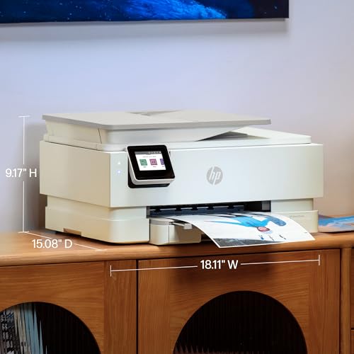 HP Envy Photo 7975 Wireless Color Inkjet Photo Printer - New Version, AI-Enabled, Home Use