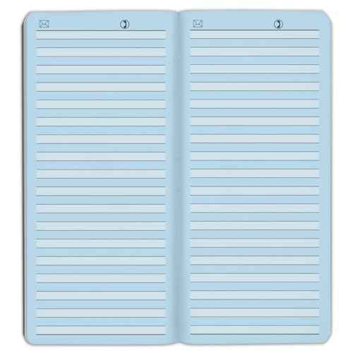 Per Annum Manhattan City Diary Planner 2026 - Hudson Blue - 7x3.25"