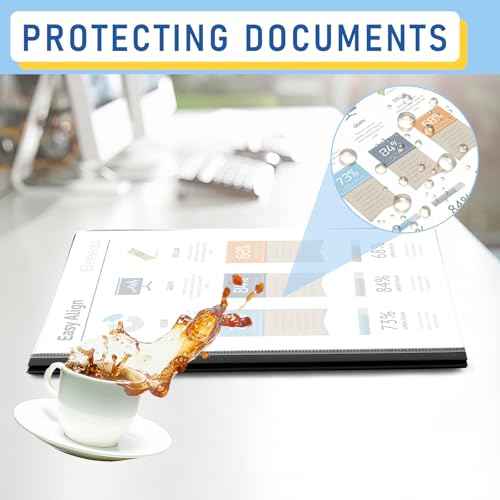 8 Pack Report Covers, COIDEA Report Covers with 3-Prong Fasteners, Presentation Folders for A4 and Letter Size Paper, Clear Front Report Covers Binder Bulk for School Business, 100 Sheet Capacity