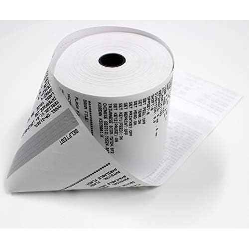 (25 Rolls) 3 1/8 x 230 Thermal Paper (80mm x 70m) 48 GSM Thickness Tape For Square POS System, Register Thermal Receipt Paper Rolls for TM-T88III TM-T88IV TM-T88V TSP100 CT-S300 CT-S2000 M129B M129C