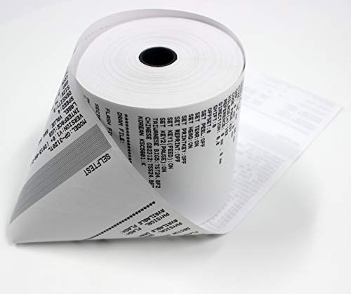 BuyRegisterRolls 12 Rolls White 2 1/4 x 150 ft Adding Machine Tape Paper