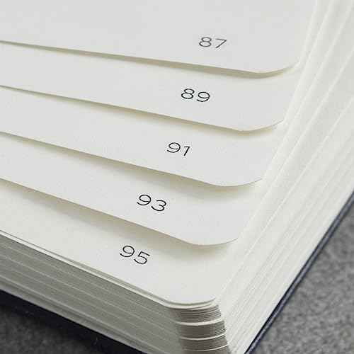 LEUCHTTURM1917 372926 Notebook 411 Medium (A5), Hardcover, 411 Numbered Pages, Rising Sun, Lined, More Thoughts, More Ideas, More Memories, More Pages