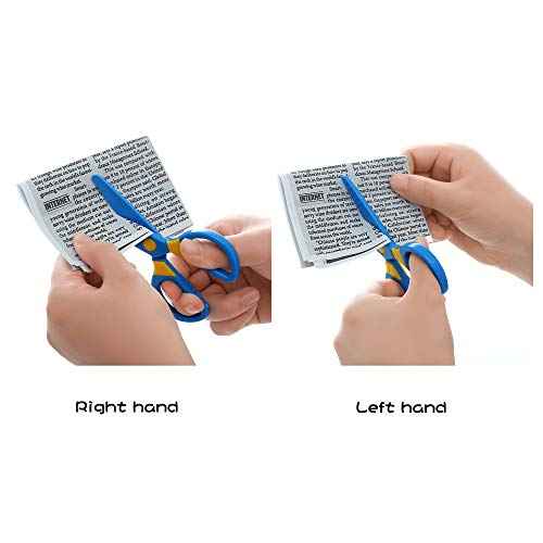 3-Pack Toddler Safety Scissors Kit - Child-Safe Preschool Training Scissors & 60 Sheets Craft Paper | Ergonomic Blunt Tips, Early Childhood Development Tools for Kids 2-5 Years