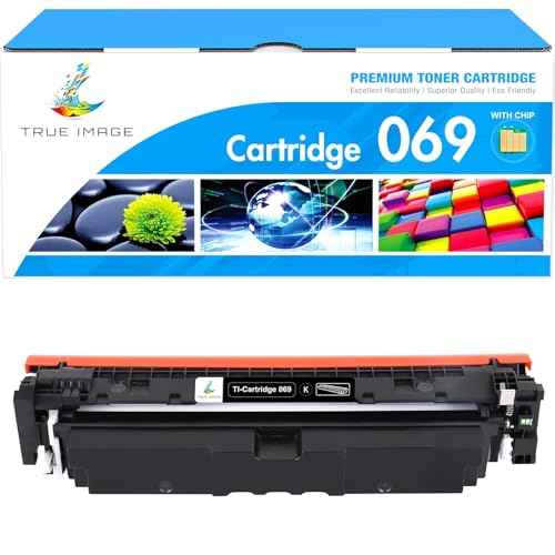 TRUE IMAGE Compatible 069 Black Toner Cartridge Replacement for Canon 069 069H Work for Canon imageCLASS MF751Cdw MF753Cdw LBP674Cdw Printer Ink (1 Pack)