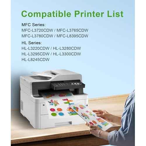 TN229XL TN229XLY Yellow High Yield Toner Cartridge Compatible Replacement for Brother TN229XL TN-229XL TN229 for Brother MFC-L3780CDW MFC-L3720CDW HL-L3280CDW HL-L3300CDW Printers (1 Pack)