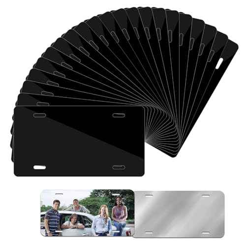 20 Pack 0.65mm Blanks Plate Tag for Design Work