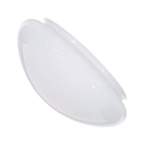 Satco 8 Inch Mushroom Glass Shade White Finish 9.5 Inch Diameter 7-7/8 Inch Fitter 4 Inch Height Replacement Globe Fixture Accessory 50-330