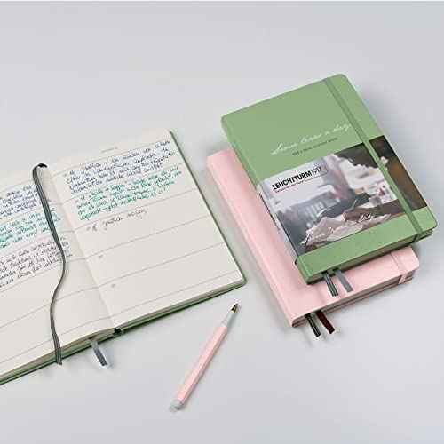 LEUCHTTURM1917 - Some Lines A Day - 5 Year Memory Notebook - Hardcover Journal 366 Pages for 5 Years of Entries (Port Red)