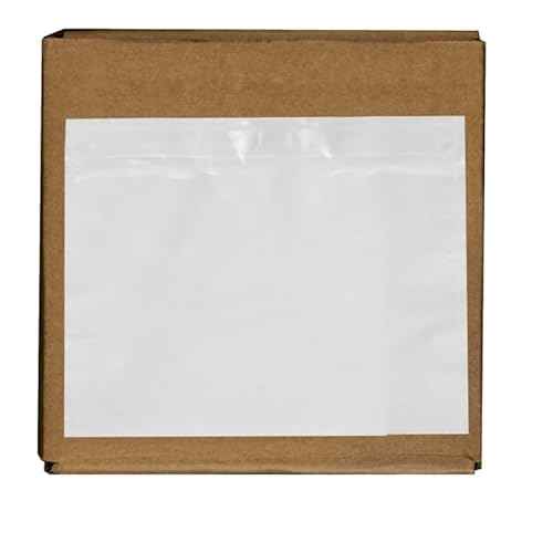 Clear Adhesive 7.5" x 5.5" Top Loading Packing List/Shipping Label Envelopes (?7.5" x 5.5" | Clear, 1000, Pack)