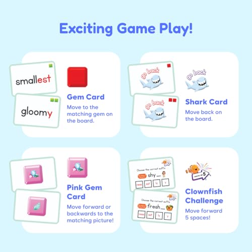 Fidget Game SquishyLand Card Expansion Pack for Grades 3-5 - Literacy & Reading Skills