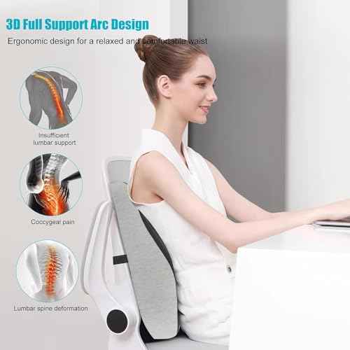Coccyx Seat Cushion, Sciatica Pain Relief Tailbone Cushion for Office Chair, Car Seat, and Home Seat, Office Chair Cushions for Back and Butt