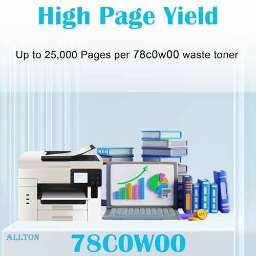 78C0W00 Waste Toner Box Replacement for Xerox C310 C315 C410 C415 78C0W00 Waste Toner Cartridge Compatible for lexmark Waste Toner Bottle(78c0w00)