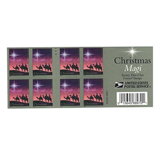 Christmas Magi 2014 New Issue USPS Forever Stamp - Book of 20