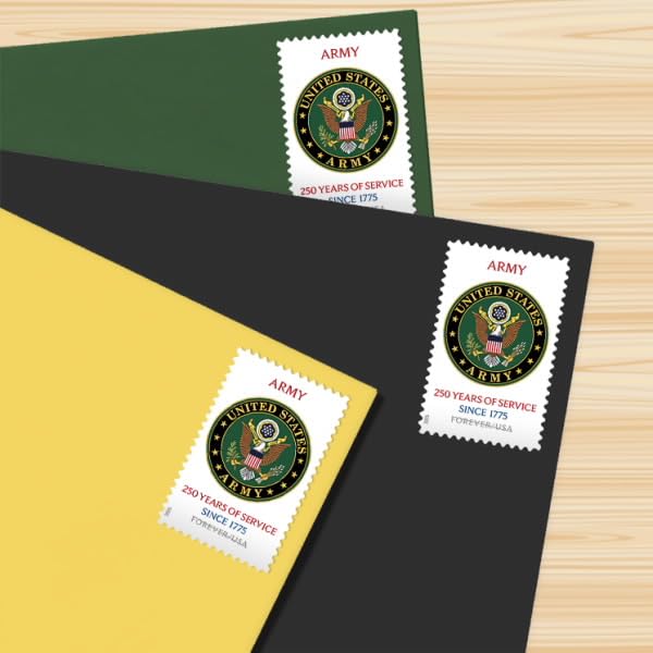 U.S. Army 250th Anniversary Forever Postage Stamps Sheet of 20 - Collectible USPS First-Class Mail