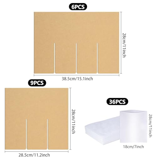 codree 3 Sets Glass Packing Kits- Dividers for Moving Boxes-