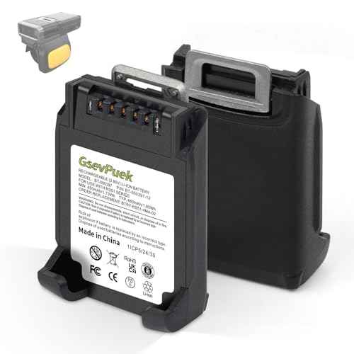 RS5100 Battery Replacement,BT-000397 for Zebra Ring Scanner RS51 RS5100 RS61 RS6100 RSBT5 RS51B0 RS51C0,BT-000398 BTRY-RS51-7MA-01 BTRY-RS51-4MA-01,480mah/3.85v.Lithium-ion