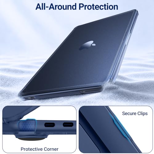 MOSISO MacBook Neo 13-Inch Case A3404 A18 Pro Indigo – 360° Protective Hard Shell & Keyboard Covers