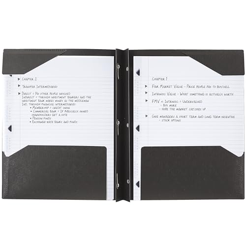 Five Star 2-Pocket Folder, Plastic Folder with Stay-Put Tabs and