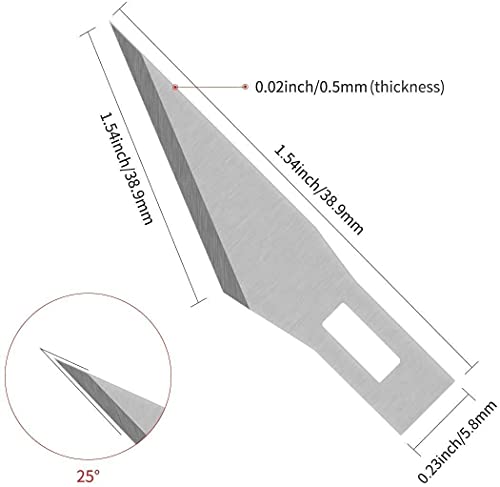 DIYSELF 300 Pack #11 Exacto Knife Blades for Crafting & Hobby Use
