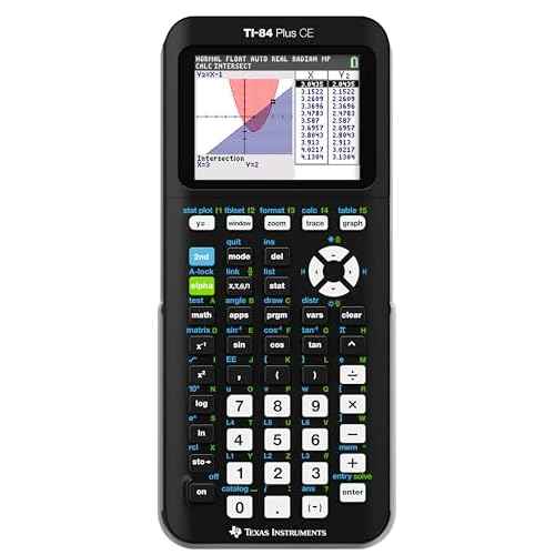 Texas Instruments TI-84 Plus CE Color Graphing Calculator, Black
