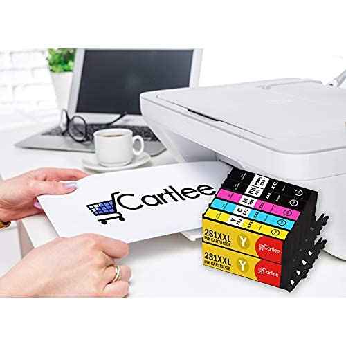 Cartlee 10 Compatible Ink Cartridges Replacement For PGI-280XXL CLI-281XXL 280 XXL 281XXL For Canon Pixma TR8520 TS9120 TS8220 TS6120 TS6220 TS6320 TR7520 TS8120 TS8320 TR8500 printers (10 Pack Combo)