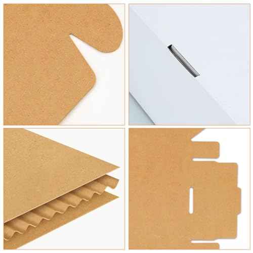 Corrugated Mailer, Pack of 50, Small Shipping Box, White box (5X5X2)