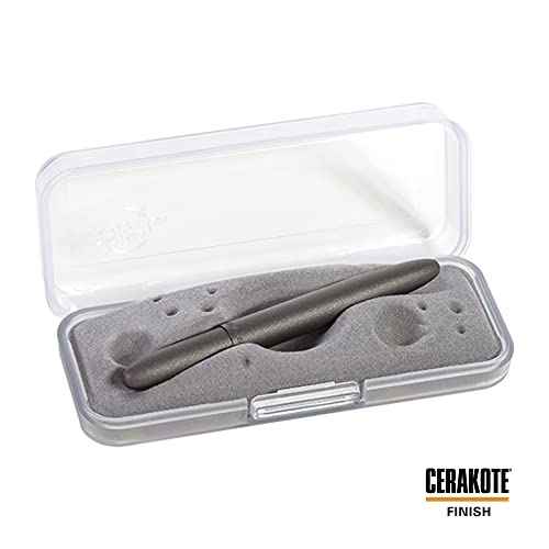 Fisher Space Pen Cerakote 400 Series Bullet Pen? Pressurized Ballpoint Pen + Cerakote Polymer-Coating Offers Durability, Hardness & Scratch-, Corrosion-, Heat- & Chemical-Resistance - Tungsten