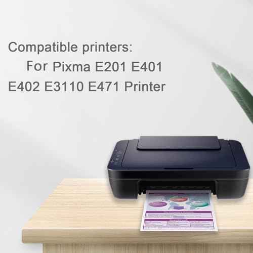 High Yield 44XL 54XL Ink Cartridges Replacement for Canon PG-44XL CL-54XL 44 54 Ink Cartridges Compatible for Canon Pixma E201 E401 E402 E3110 E471 Printer(Black,Tri-Color)