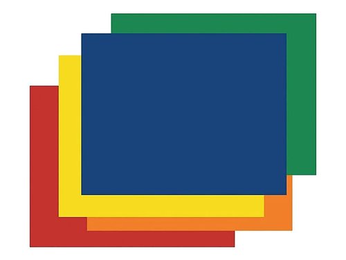 Pacon 5487 Peacock Four-Ply Railroad Board, 22 x 28, Assorted, 100/Carton