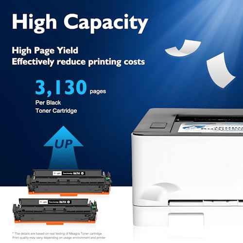 Compatible 067H Black Toner Cartridge 2-Pack Replacement for Canon 067H 067 Toner Cartridge High Yield for Color imageCLASS MF656Cdw MF654Cdw MF653Cdw LBP631Cw LBP632Cdw MF650C LBP630C Series Printer