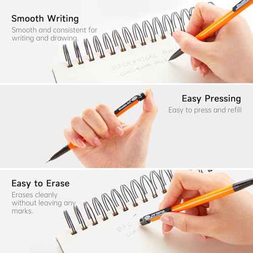 Shuttle Art Mechanical Pencils, 360 Pack Bulk Mechanical Pencils 0.7mm Medium Point, HB #2 Lead Pencils, Assorted Barrels, Office School Supplies