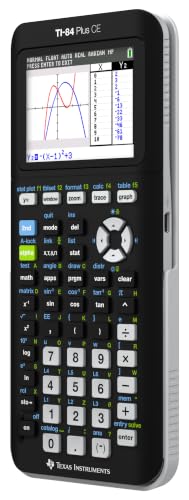 Texas Instruments TI-84 Plus CE Color Graphing Calculator - Black