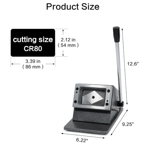Heavy Duty Corner Rounder Cutter for ID Cards & Photos - 86x54mm