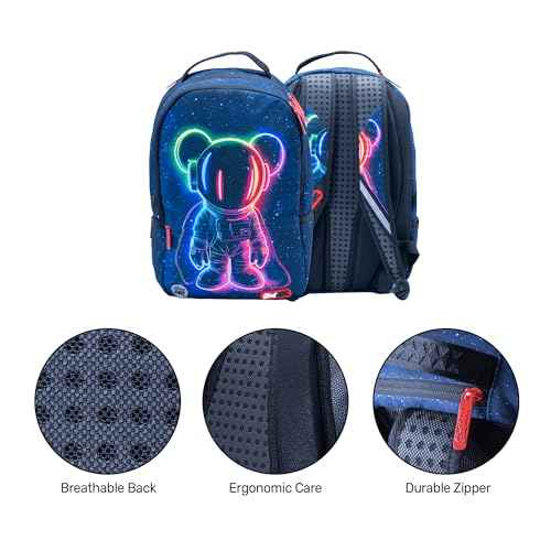 streetart Graffiti Backpack Adult,Casual Daypack,Designer Laptop Backpack for 15.6 Inch,Cool Backpack for Unisex (Astro Mikey)