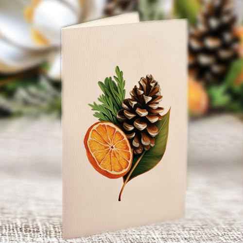 Freshcut Paper Pop Up Cards, Winter Magnolia, 15 Inch Life Sized Forever Flower Bouquet 3D Popup Christmas Card, Holiday Card, Blank Notecard & Envelope