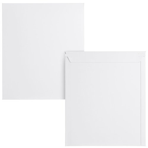 Juvale Cardboard Mailers - 12.75 x 15 in, White, 100 Pack, Rigid Flat - Stay Flat Envelope Mailers for Photo & Document Mailing - Bulk White Cardboard Envelopes