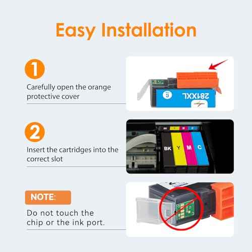 10 Pack 280 281 XXL Ink Cartridges Replacement for Canon PGI-280 281 Cartridge 280XXL 281XXL for Pixma TR8620a TR8620 TR8520 TR8600 TR7520 TS702a TS9520 TS9521C TS6120 TS6220 TS9120 TS6320 TS8220
