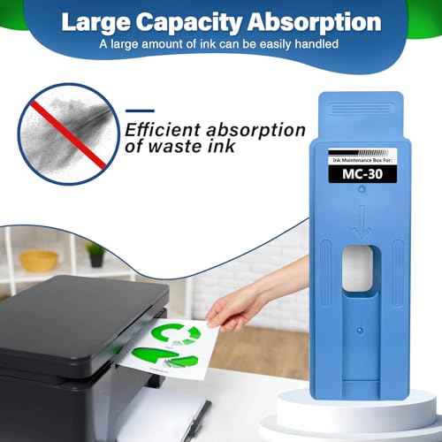 MC-30 Maintenance Cartridge Replacement for Canon imagePROGRAF PRO-2100 4000 4100 6000 6100 TX-3000 3100 4000 4100 GP-2000 TX-5200/5300/5400 and Canon Pro 520/521/540/541/541S/560/561/561S Printers